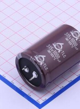 TLC315V1000M35*50 牛角型电解电容 1000uF ±20% 315V 插件,D35x