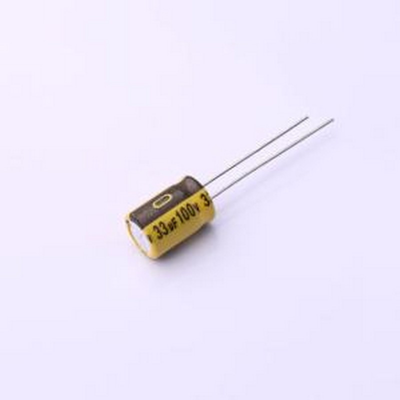 OGPD152A330MF 直插铝电解电容 33uF ±20% 100V 插件,D8xL11.5mm