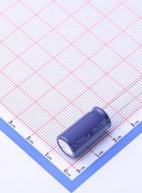 ERF1AM222G20OT 直插铝电解电容 2200uF ±20% 10V CLEAR 紫色PET