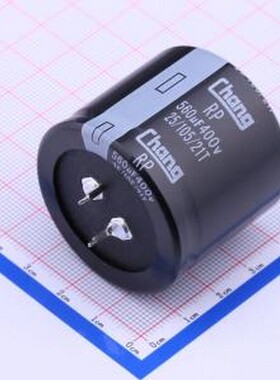 RP2G561MT350S68CE0 牛角型电解电容 560uF ±20% 400V 插件,D40x