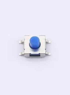 BTS0E0053EUG00 6.2*6.2*5.2h 250gf 蓝色硅胶 贴片 SMD-4P,6.4x6