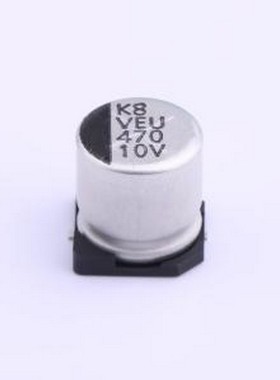 VEU471M1ATR-1010 贴片型铝电解电容 470uF ±20% 10V SMD,D10xL1