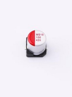 GMS1A107M0505PZ 固液混合铝电解电容器 100uF 10V ±20% SMD,D5x