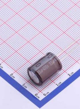 KCXL1602G330MF 直插铝电解电容 33uF ±20% 400V 插件,D12.5xL16