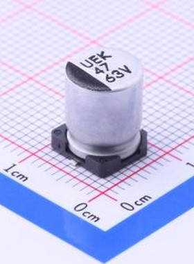 63SEV47M8X10.5 贴片型铝电解电容 47uF ±20% 63V SMD,D8xL10.5m