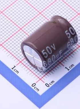 SHF680UF50V03EC1055 直插铝电解电容 680uF ±20% 50V 插件,D13x