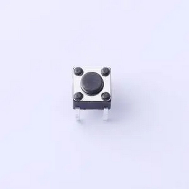 YTS-D004-2B 6*6*4.5mm 直插 轻触开关 插件-4P,6x6mm 轻触开关