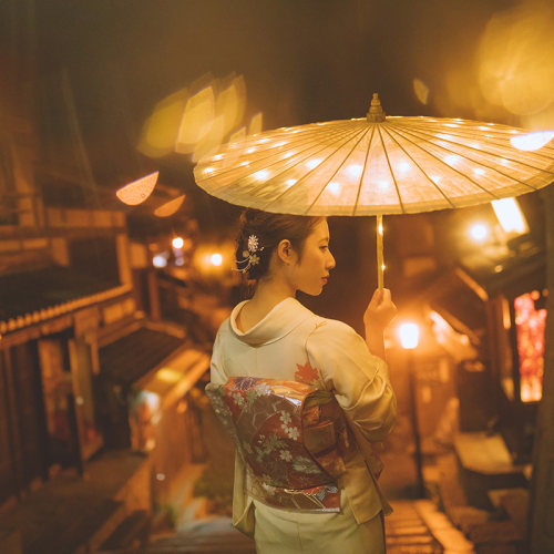 L日本和服体验租赁京都和服跟拍浅草寺和服预约