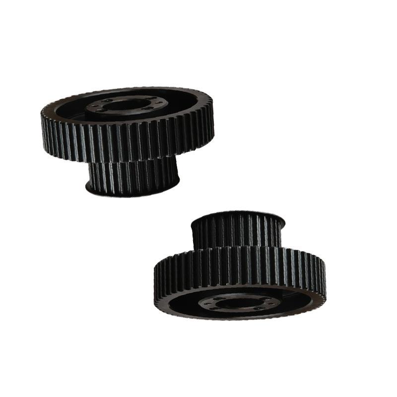 厂家直供 同步齿轮电脑横机同步轮 5M-59齿连体同步带轮