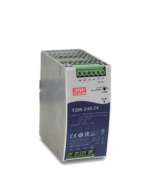 MeanWell明纬开关电源TDR-240-24/48V 240W内置恒流限制电路高效