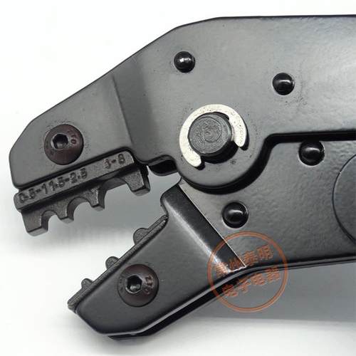 冷压裸接线端子点压式专用压线钳O型U型线耳铜鼻子0.5-6平方SN-06