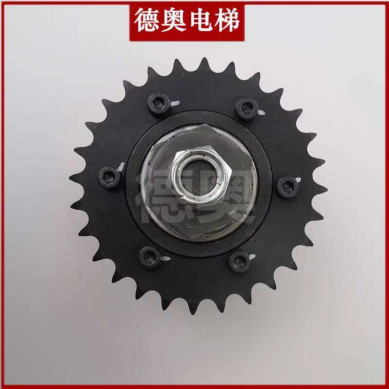 全新日立扶梯电梯驱动齿轮24齿/28齿 齿轮组 扶手带双链驱动总承
