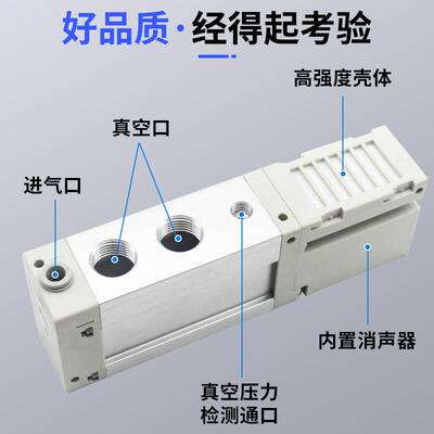SMC型真空发生器ZL3H06节能PZL112A大流量负压产生器ZL6H04V-GN/G