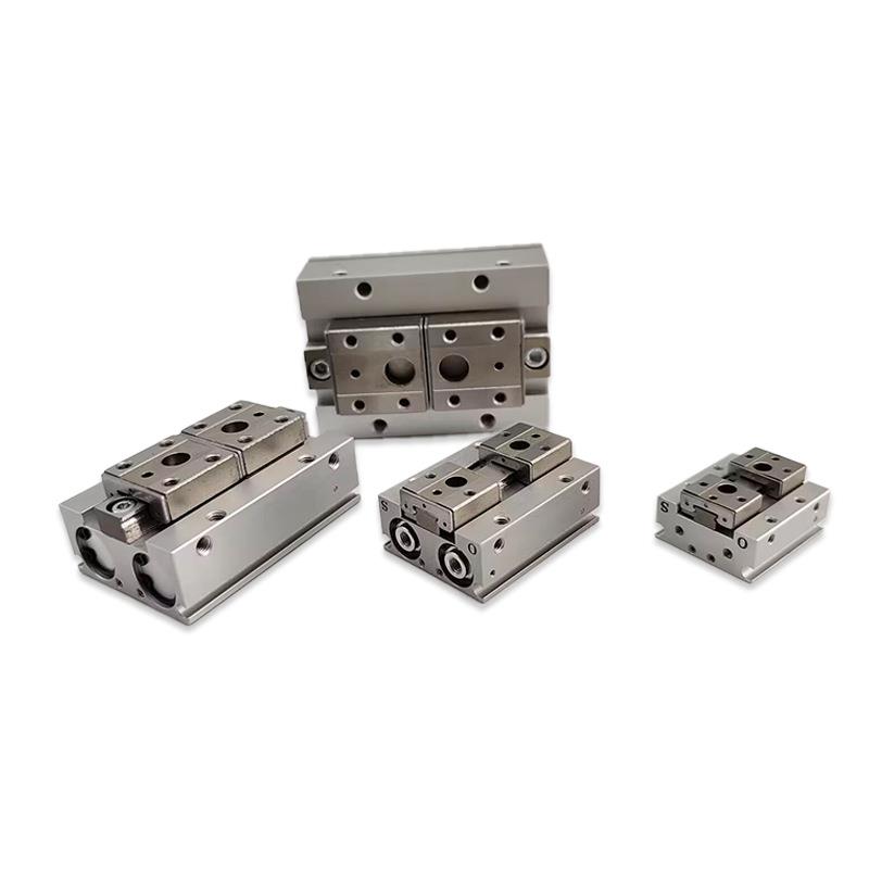 滑台气动手指气缸MHF2-8D/12D 多规格薄型导轨平行气爪厂家直供