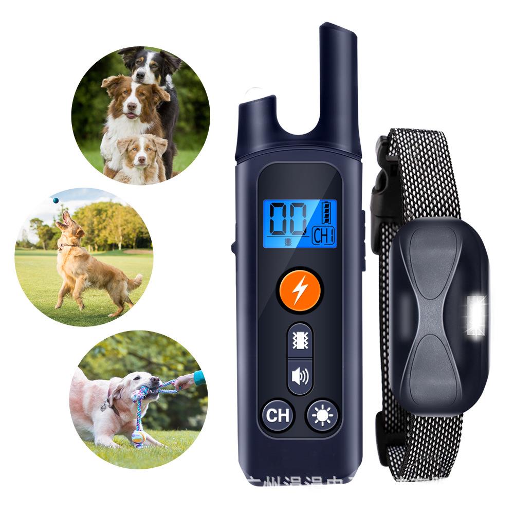 1000米远程自动止吠器电击训导器防水项圈遥控电子训狗器宠物用品