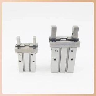 气动手指气缸MHZL2机械手小型平行夹爪MHZ2 10D20D25D32D40DS 16D