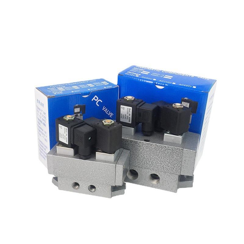 气动电磁阀单电控K25DH大流量老型阀 双线圈K25D2H气缸换向截止阀