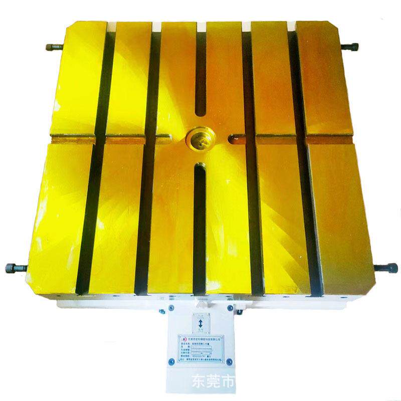 宏叶气动回转台手动回转台 分度盘分割器 两片式齿轮气压锁紧转台