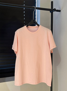 BBLY欧洲站小众南油高端圆领甜美气质中长款上衣简约纯色宽松T恤