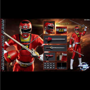 超级战队 红战士 可动手办 现货 A激走红 074 Soosootoys SST