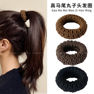 新款 头绳发圈皮筋扎头森女 ins爆米花发圈高弹力耐用马尾皮筋爆款