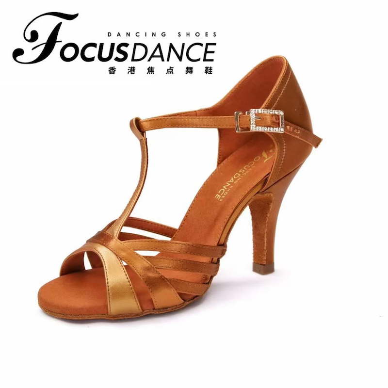 焦点女拉丁舞鞋个性舒适新款