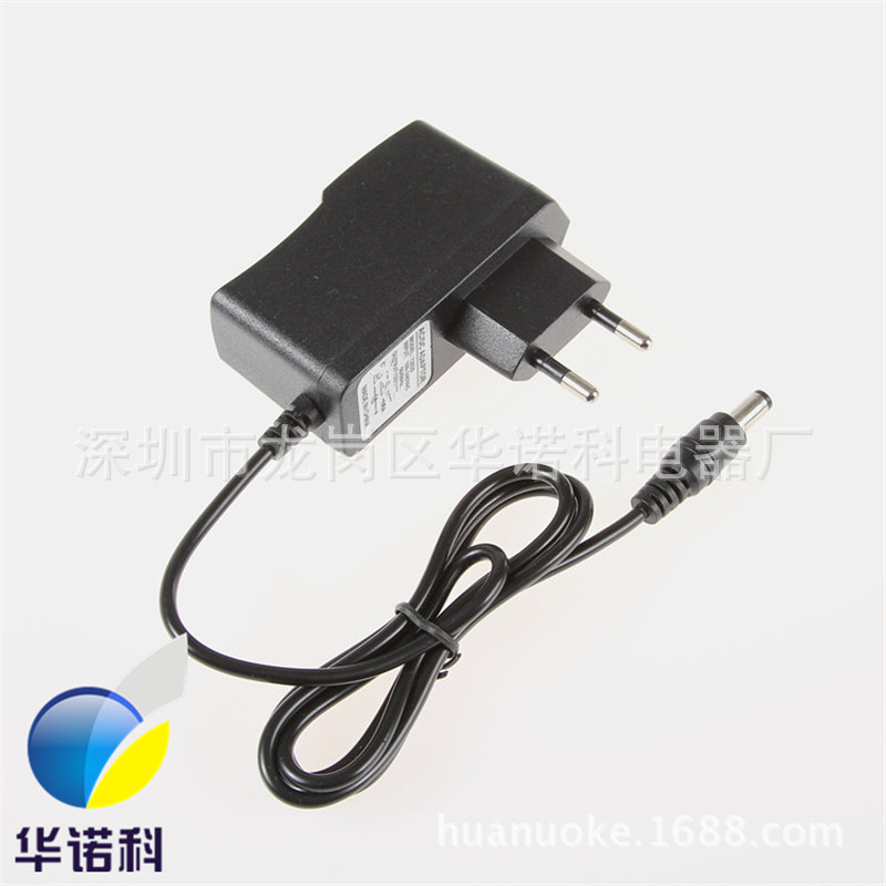 欧规5v500mA电源适配器 激光水平仪唱戏机电子称 圆脚5v0.5充电器