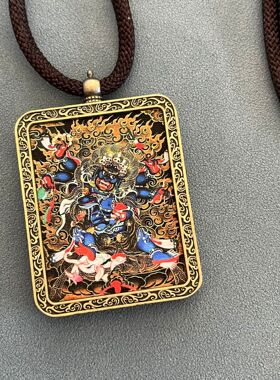 唐卡 非手绘唐卡吊坠厂家十二生肖八大守护神景区佛系纪念品