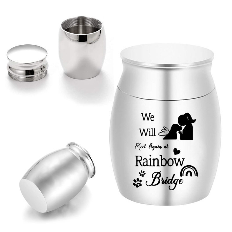 出口亚马逊金属刻字骨灰盒宠物骨灰罐殡葬用品亲人毛发纪念储物罐,商业/办公家具,骨灰盒,淘宝优惠券,粉丝福利购,淘宝优惠卷