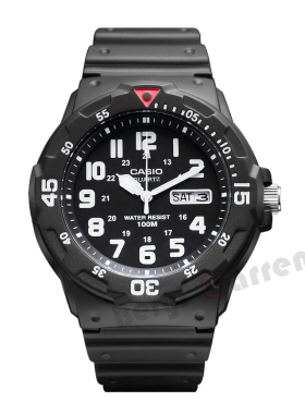 卡西欧手表男学生运动韩版简约潮流防水石英儿童腕表MRW-200H-1B