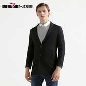 型男显瘦西装 保暖毛呢西服时尚 外套 清仓单西秋冬修身 柒牌奥莱男装
