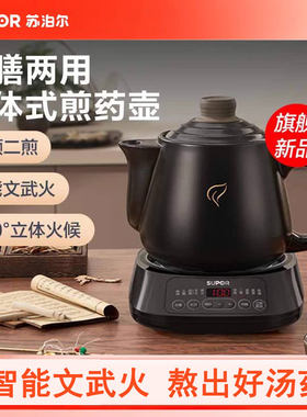 苏泊尔中药电煎壶煎药壶全自动熬中药砂锅家用药罐养生壶中药锅煲