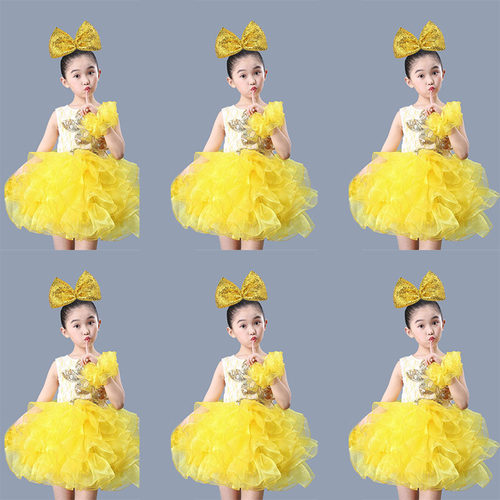 六一头花儿童舞蹈头饰大号蝴蝶结立体发夹女童演出幼儿园表演发饰