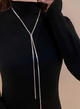 蛇骨链项链女款轻奢小众高级感
