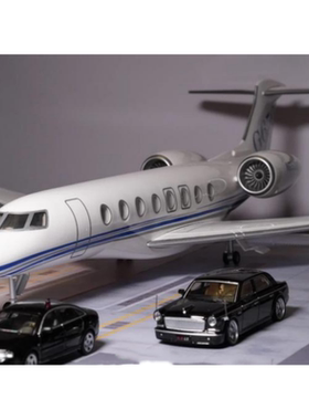 45cmG650公务机航空飞机模型民航客机摆件礼品礼物男文创纪念品