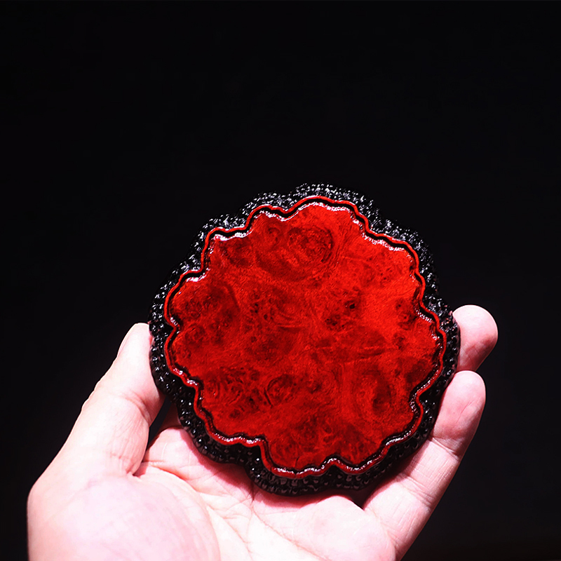 杯垫壶垫缅甸黄金樟茶桌茶室配件瘿木茶台壶承茶具茶杯垫干泡台垫