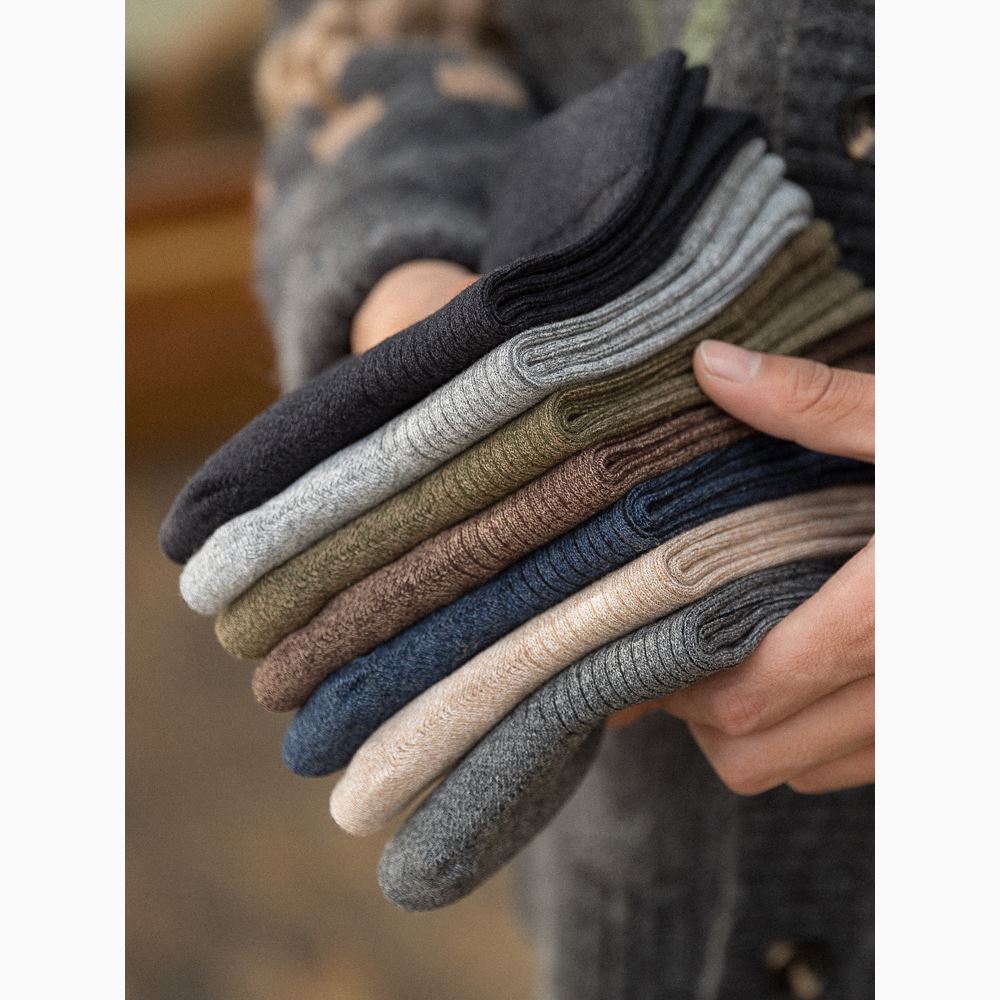 冬季纯棉袜子加厚保暖