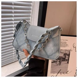 今年流行包包女2025新款 百搭斜挎包高级质感小众单肩腋下包 潮夏季