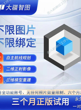 正版大疆智图建模软件正版大疆智图激活码三个月照片限制全功能