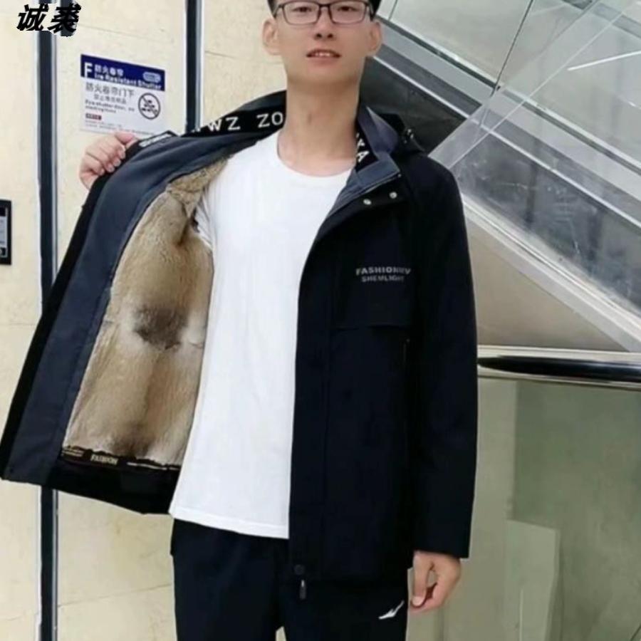 派克服冬季加厚可拆卸24新款皮草