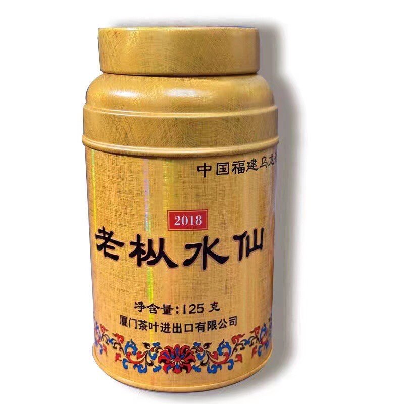 海堤金罐老枞水仙2018年-20-21-22-23限量版特级乌龙茶叶125g/1罐