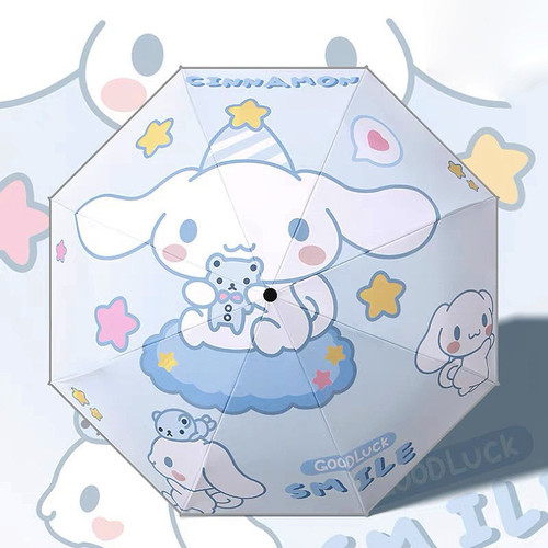 儿童雨伞女晴雨两用全自动折叠伞