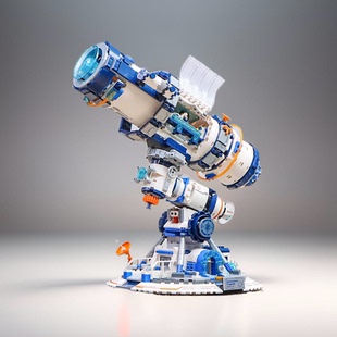 未及迁星探星计划望远镜拼装积木玩具模型科技馆系列男孩男孩礼物