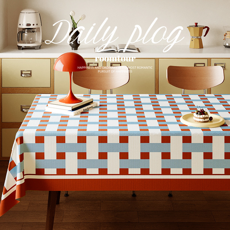 美式复古桌布防水防油免洗ins风