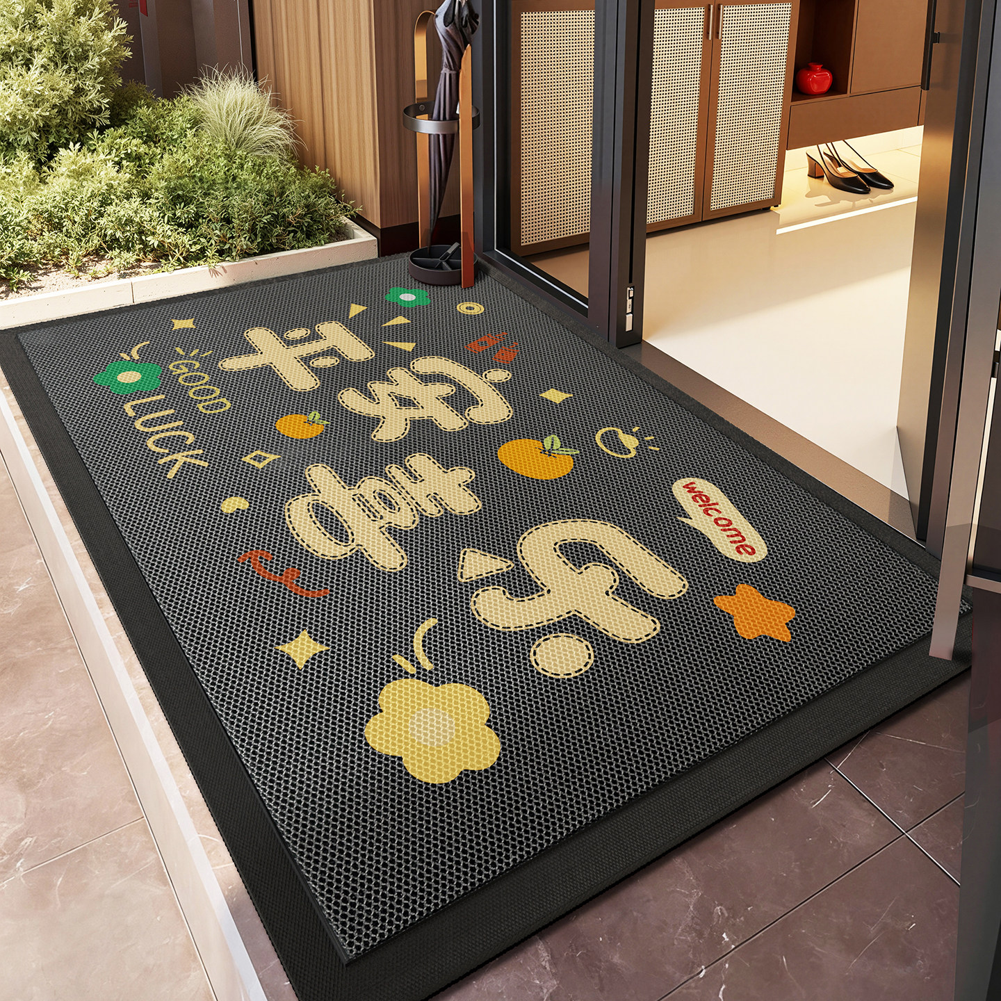 高端入户门地垫家用地毯大门口进门家用蹭土室外脚垫防滑耐脏门垫,居家布艺,入户地垫,淘宝优惠券,粉丝福利购,淘宝优惠卷