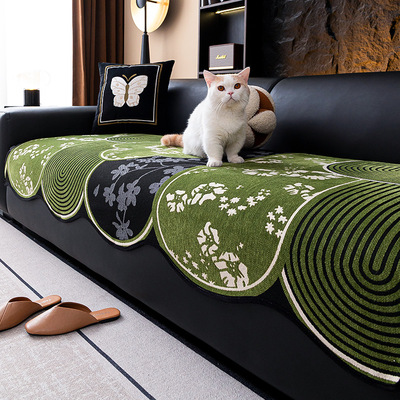 异形沙发垫新款防滑直排沙发盖布