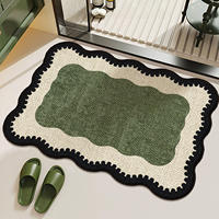 Antique bathroom floor MATS, water-absorbing and anti-slip foot MATS, washbasin MATS, special carpets for toilet doors, quick-drying thumbnail 5