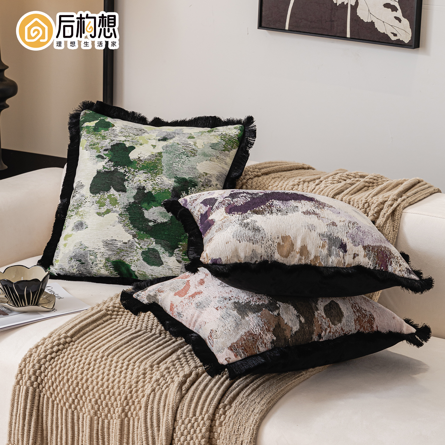 法式新款抱枕套不含芯飘窗装饰