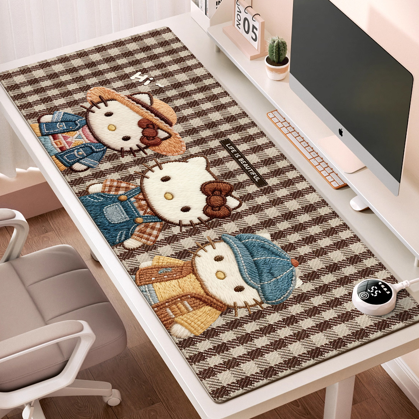 3c认证加热鼠标垫恒温发热暖手垫