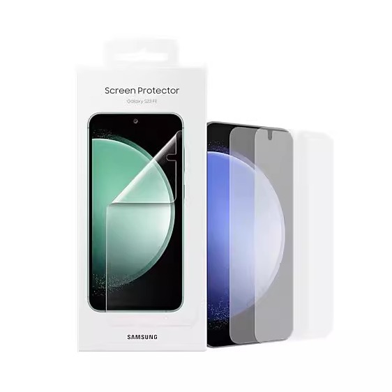 三星Galaxy S23 FE 5G 原装防反射屏幕保护膜两片装 手机高清透明保护膜 S23FE屏幕膜  贴膜